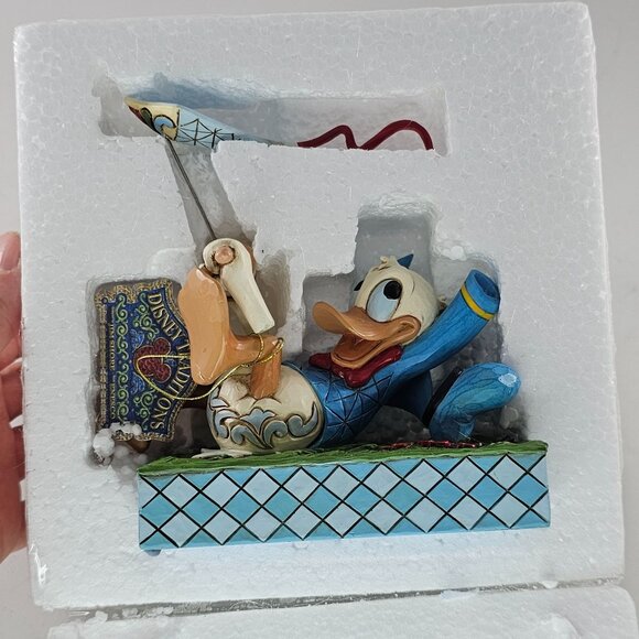 Disney Showcase Donald Duck 90th Anniversary A Flying Duck Figurine By Jim Shore
